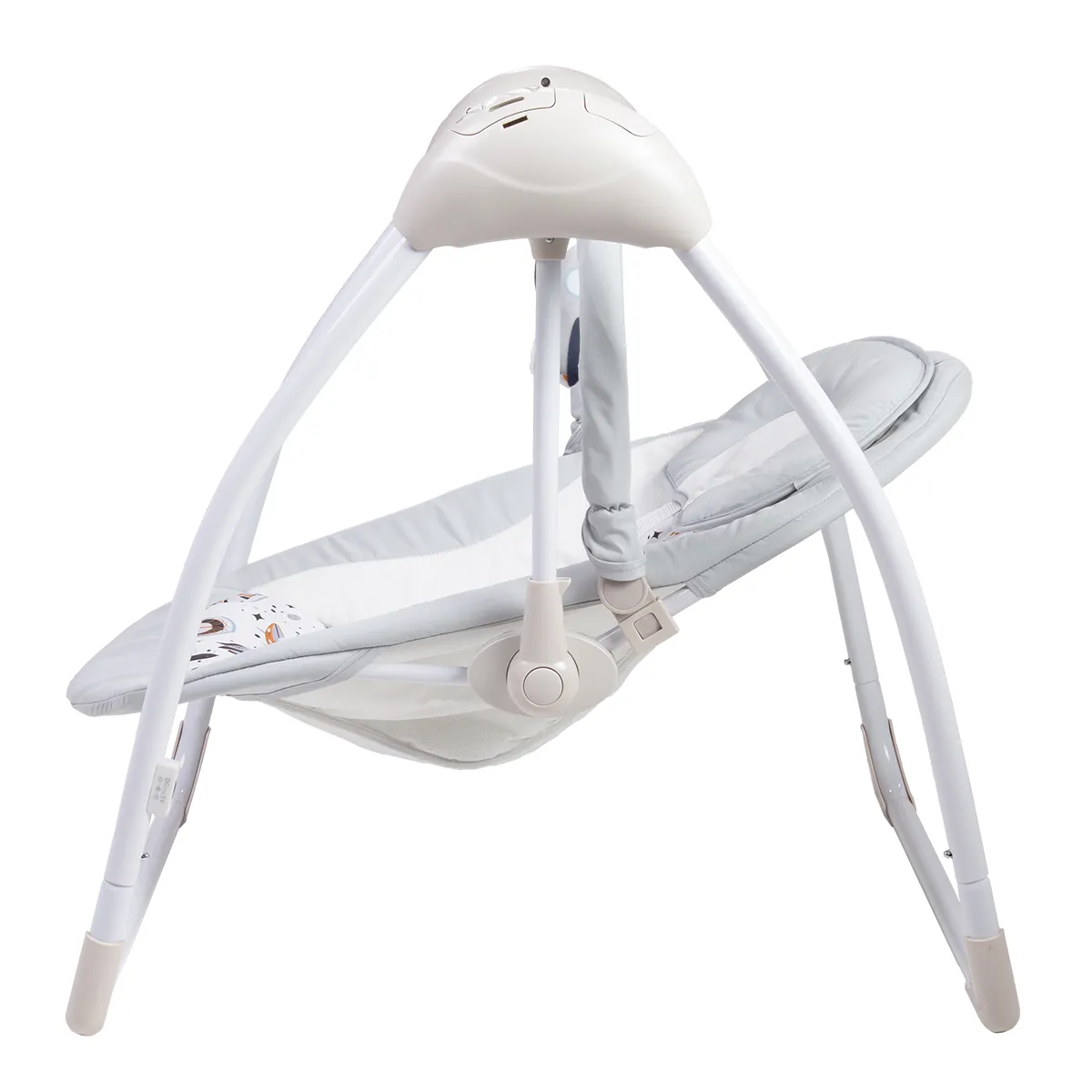 CARESTINO - Mecedora Electrónica Gris Espacial