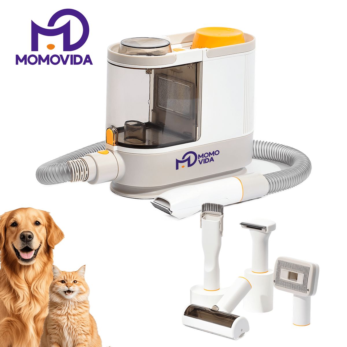 MOMOVIDA - Kit de Aseo Para Mascotas 5 In 1 ,60db 12kpa PG-1 Momovida