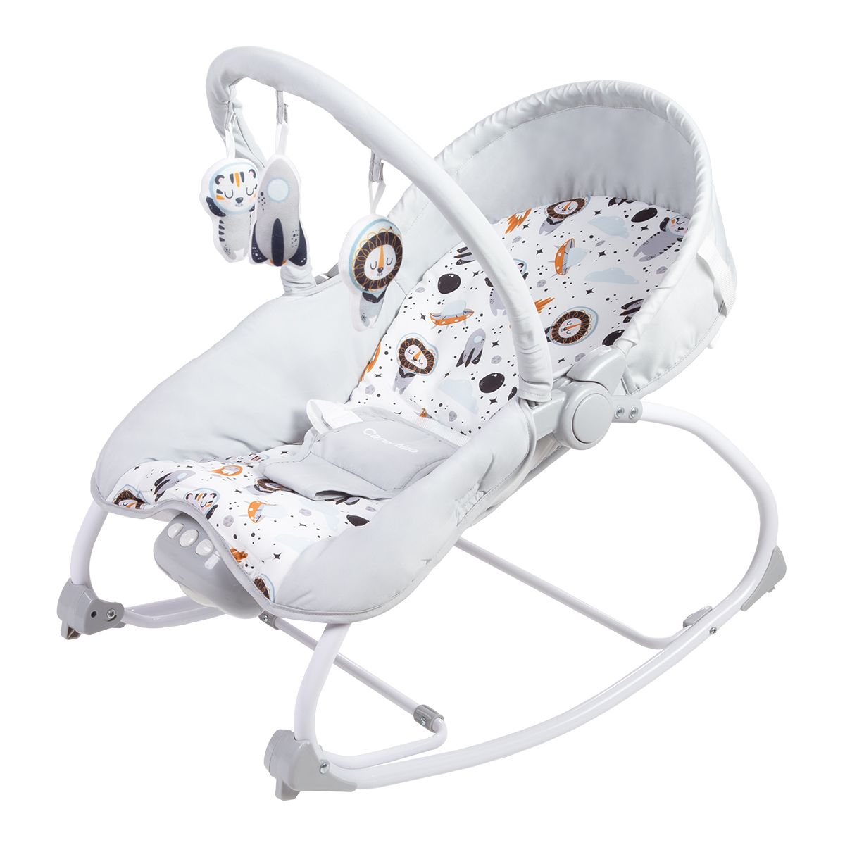 CARESTINO - Mecedora Rocker Gris Espacial