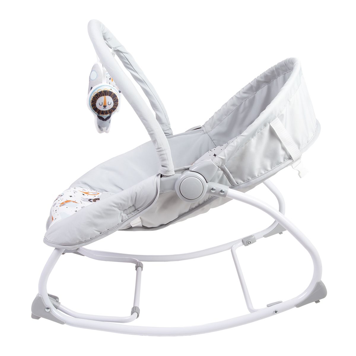 CARESTINO - Mecedora Rocker Gris Espacial