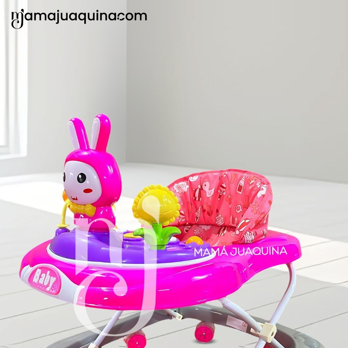 BABY - Andador Plegable «BUNNY KAWAII» Edición Limitada Fucsia