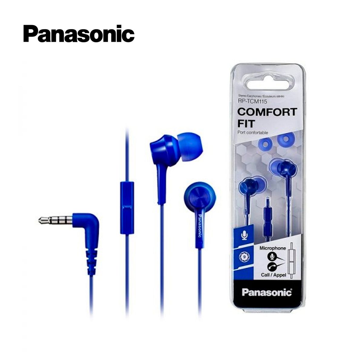 PANASONIC - Audífonos in Ear RP-TCM115 Azul