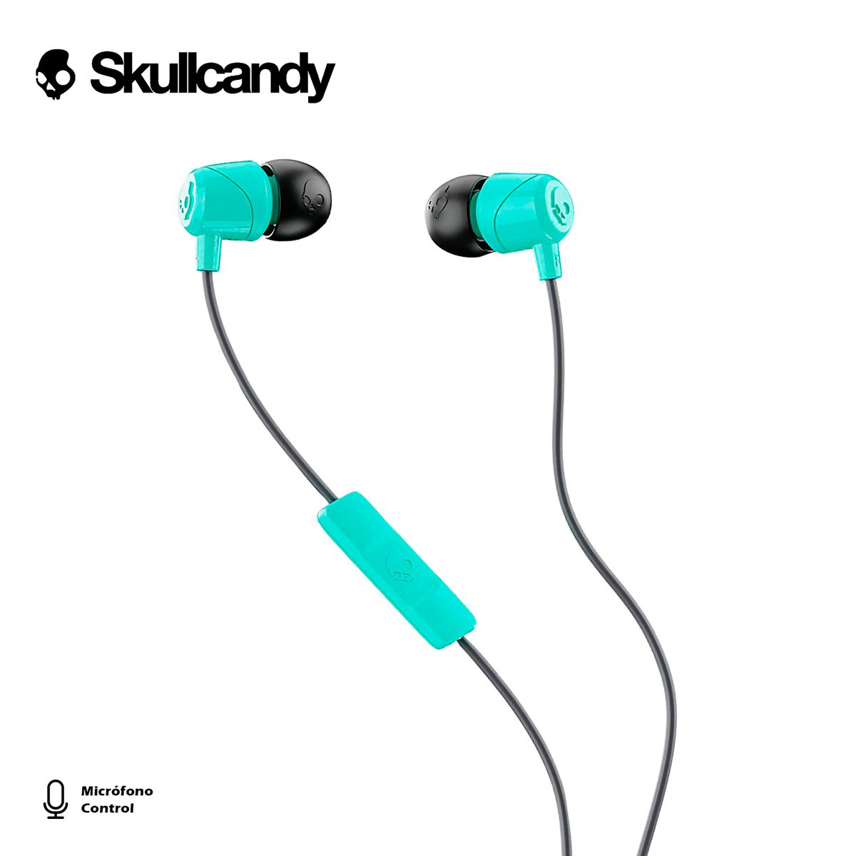 SKULLCANDY - Audífonos JIB S2DUY con micro Turquesa