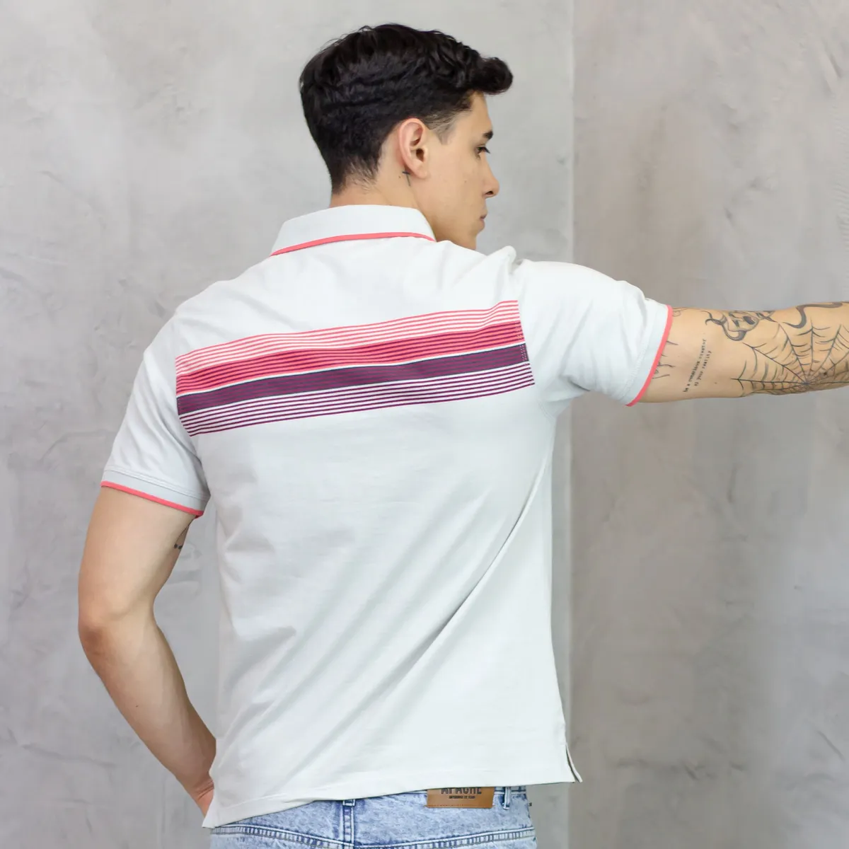 A VANTGARDESTYLE - POLO BOX CABALLERO MC - PIQUE LISTADO INGENIERIA