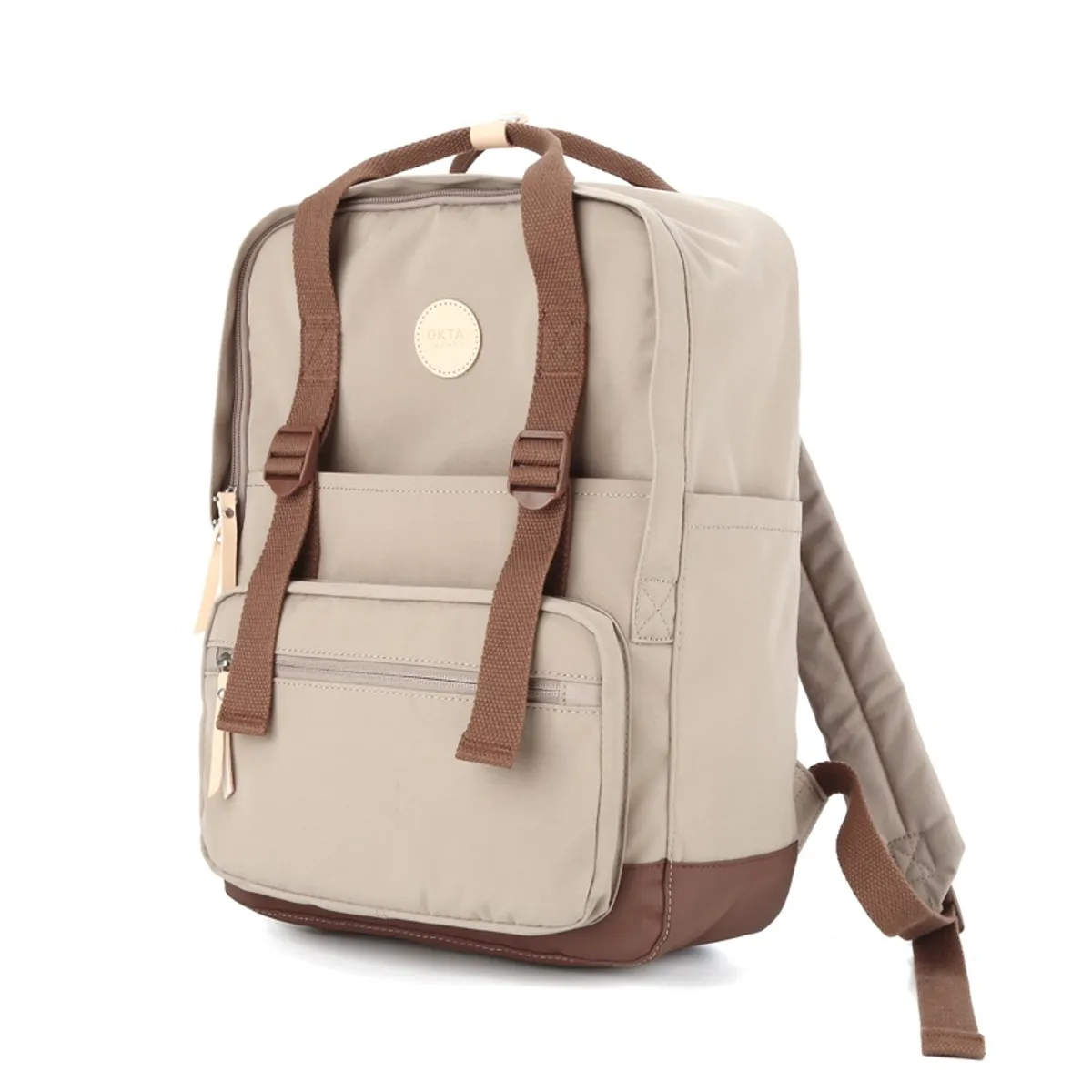 HIMAWARI - Himawari - Mochila escolar o de viaje porta Laptop - Beige