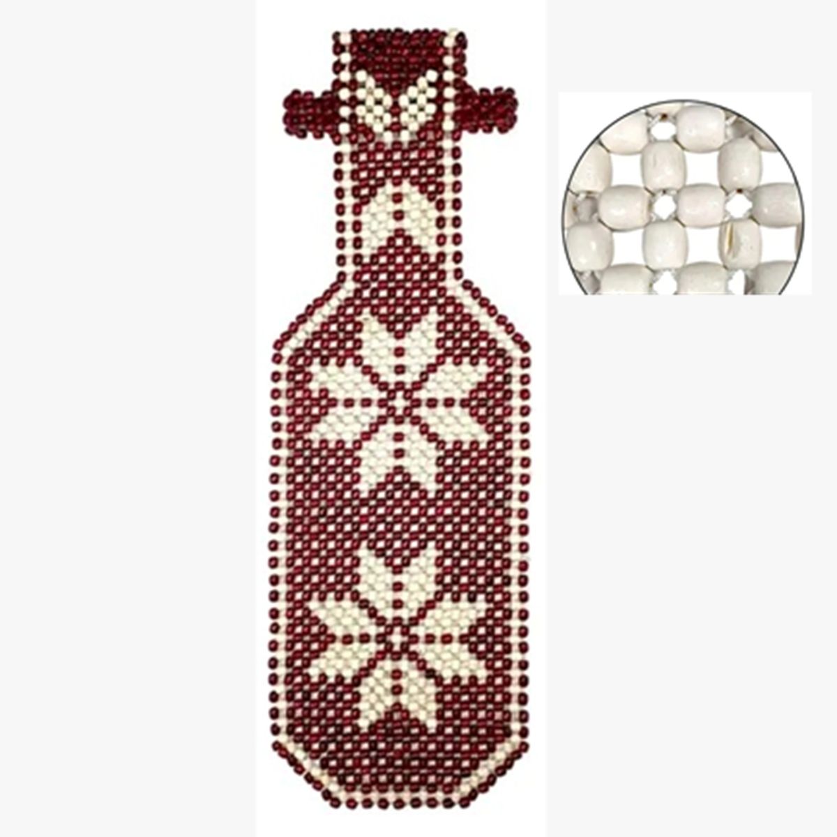 GENERICO - Respaldar Antitranspirante Bolita Hilo Reforzada Guinda