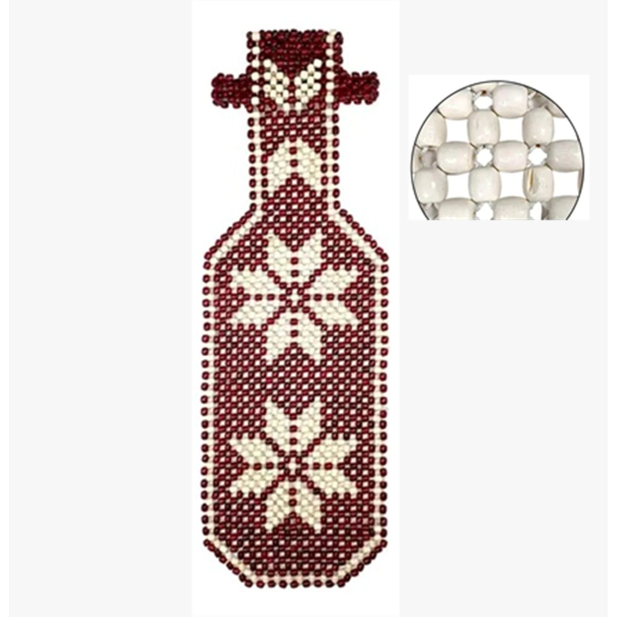 GENERICO - Respaldar Antitranspirante Bolita Hilo Reforzada Guinda