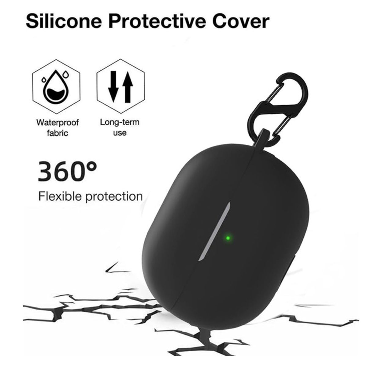 CASE - Funda de Audifono Para Huawei Freebuds Pro 3 - Negro