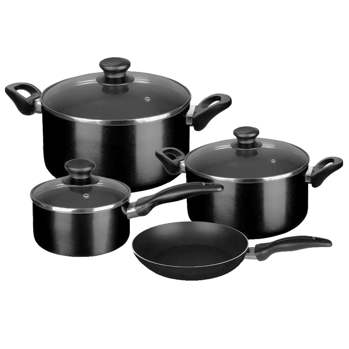 ILKO - Set Batería Ollas Antiadherentes Cocina Calidad Premium 7Pz