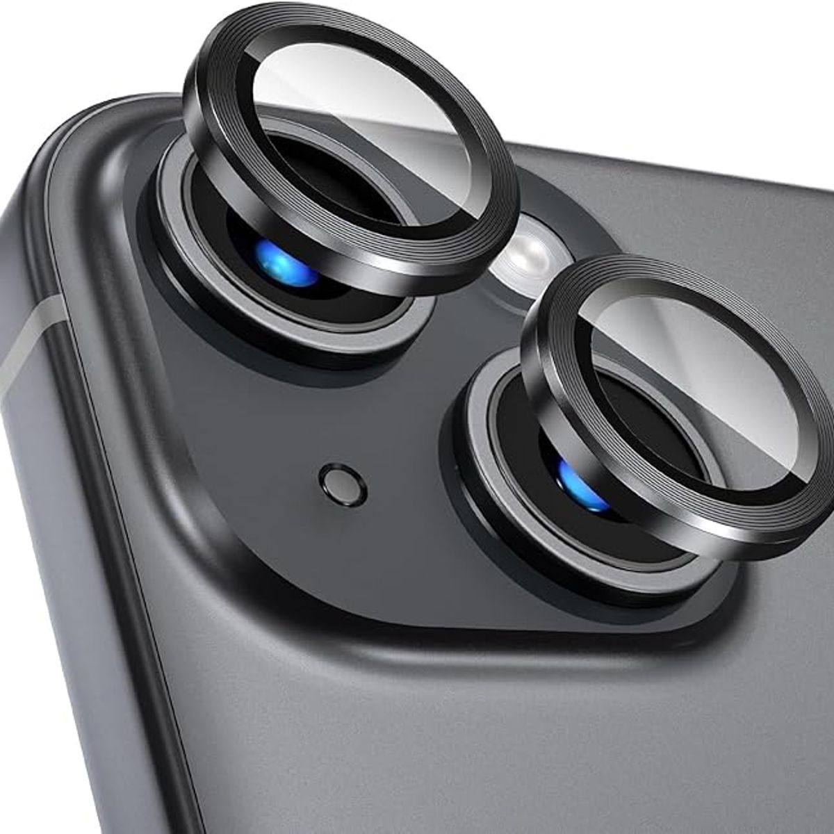 GENERICO - Protector De Cámara IPhone 15 / 15 Plus Negro