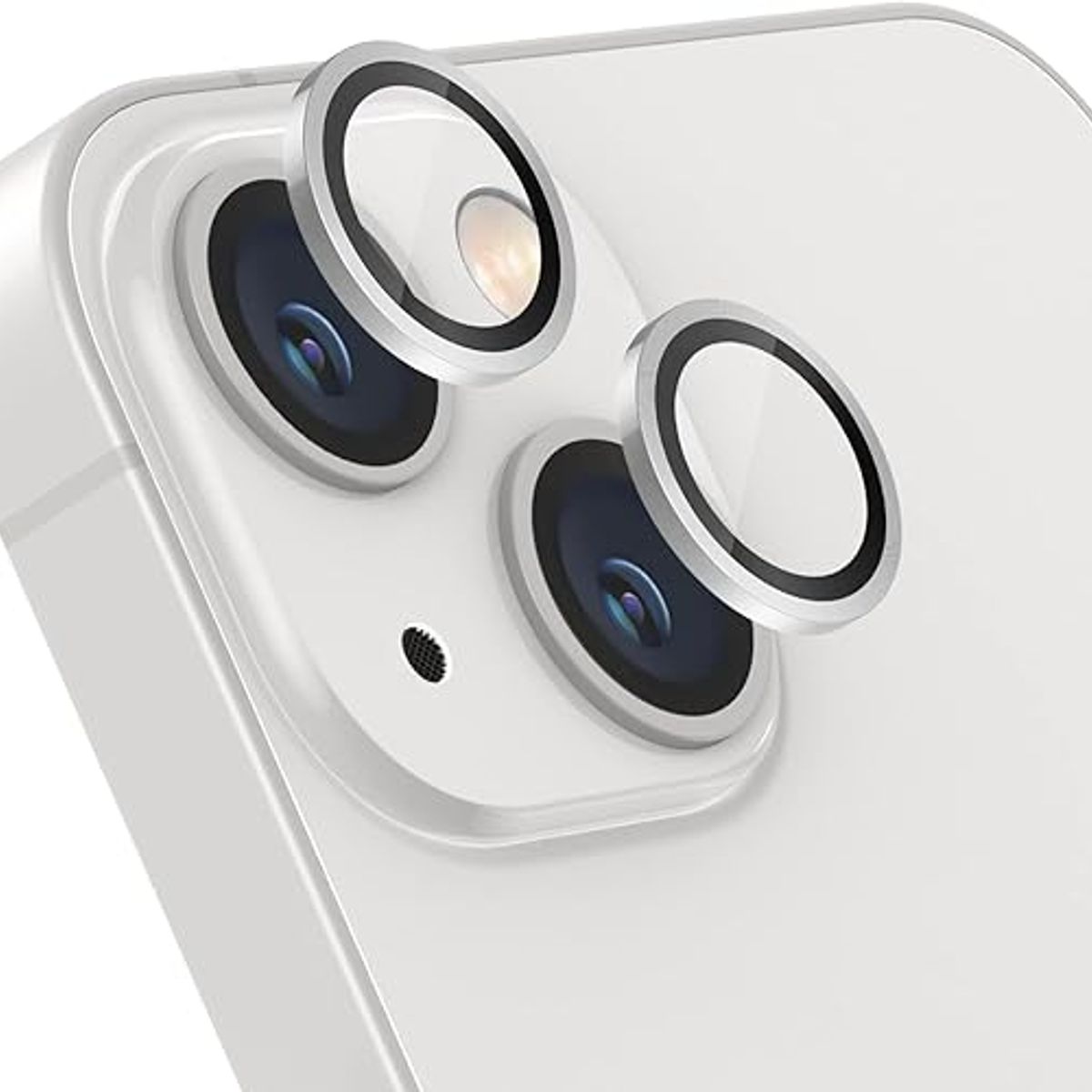 GENERICO - Protector De Cámara IPhone 15 / IPhone 15 Plus Plateado