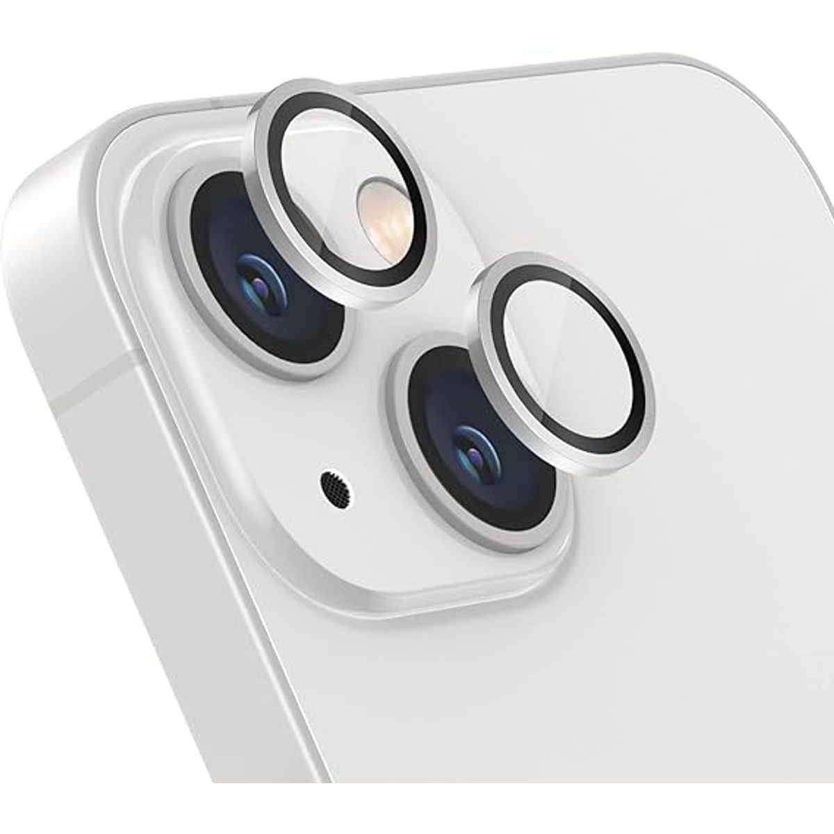 GENERICO - Protector De Cámara IPhone 15 / IPhone 15 Plus Plateado