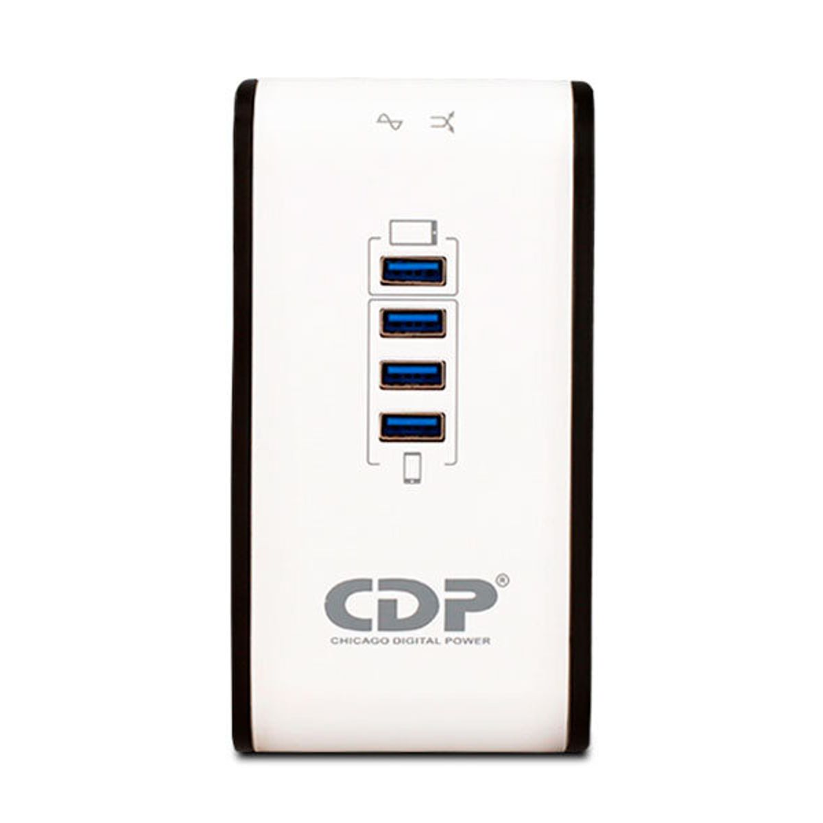 CDP - ESTABILIZADOR CDP R2CU-AVR1008I 1000VA/500W 8 SALIDAS 4 PUERTOS