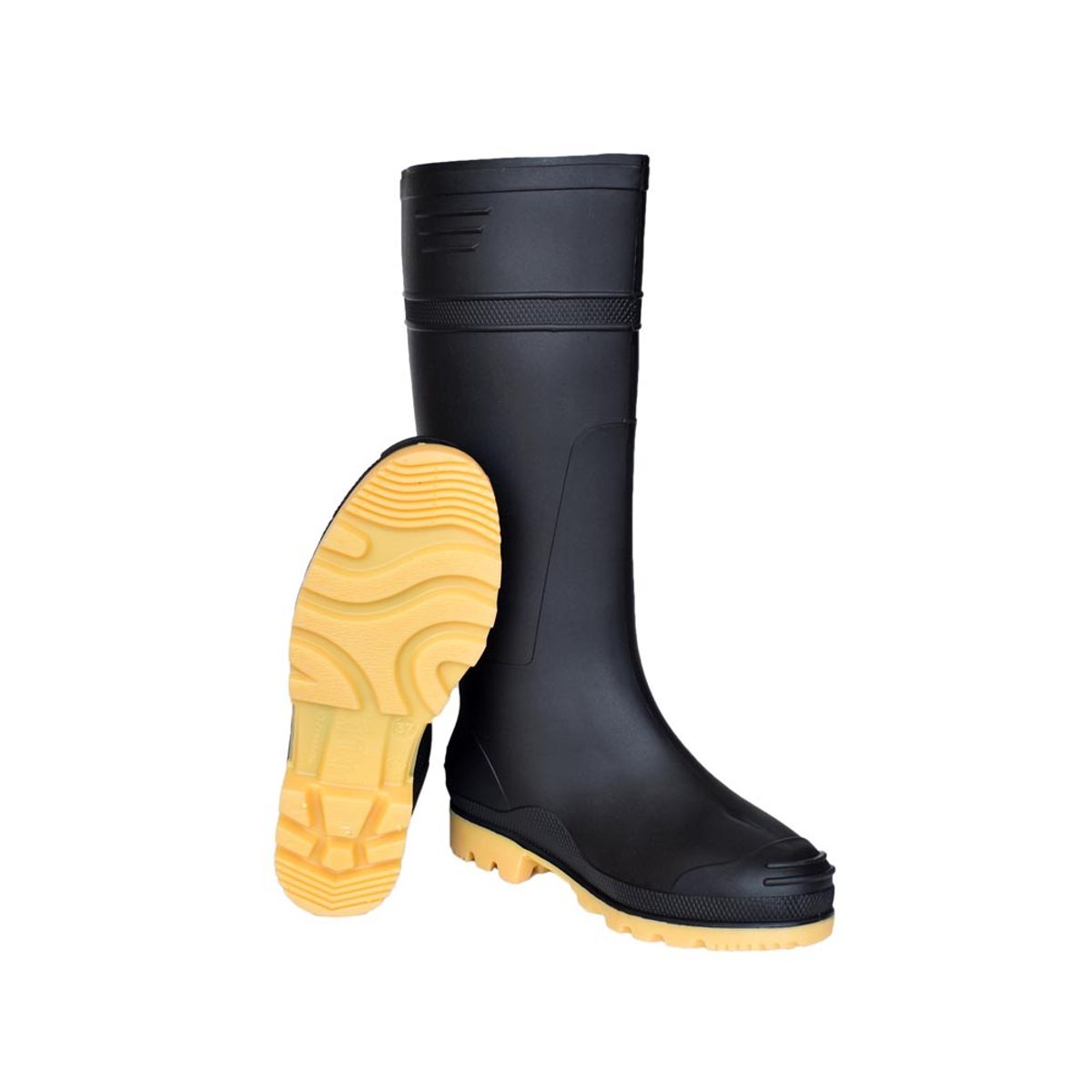 GENERICO - BOTAS DE LLUVIA RAMBO NEGRO