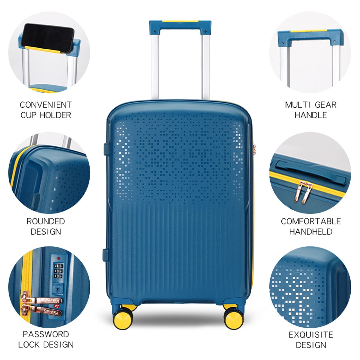 GENERICO - Maleta de viaje Bodega grande 28 pulgadas