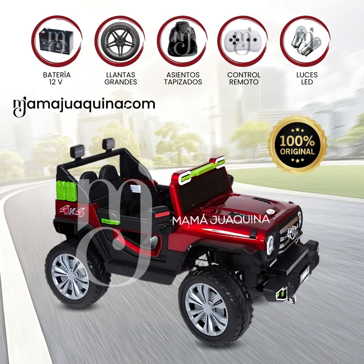 TOYOTA - Carro a Bateria para Niños «GREAT TOYIN» Red