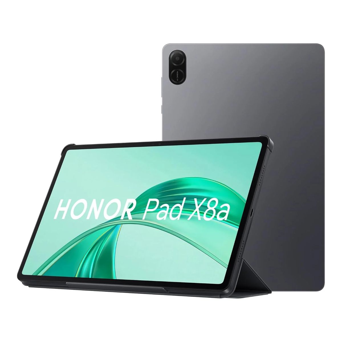HONOR - Tablet HONOR PAD X8A, 11" FHD, WiFi, 4GB/ 128GB, Android 14 + Flip cover, Gris espacial