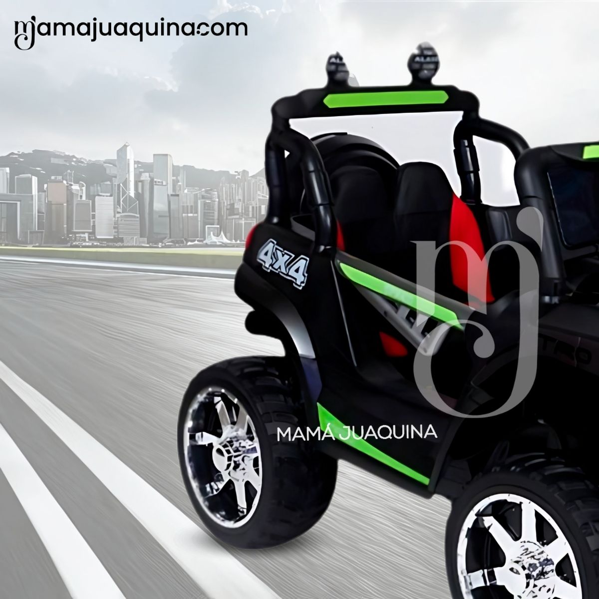 TOYOTA - Carro a Bateria para Niños «ALTOYIN» Black