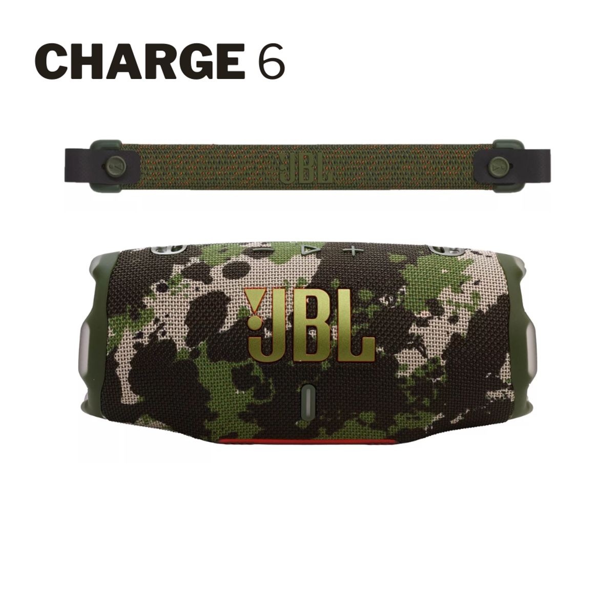 JBL - Parlante JBL Charge 6 con Auracast IP68 con Power Bank Incorporado -CM