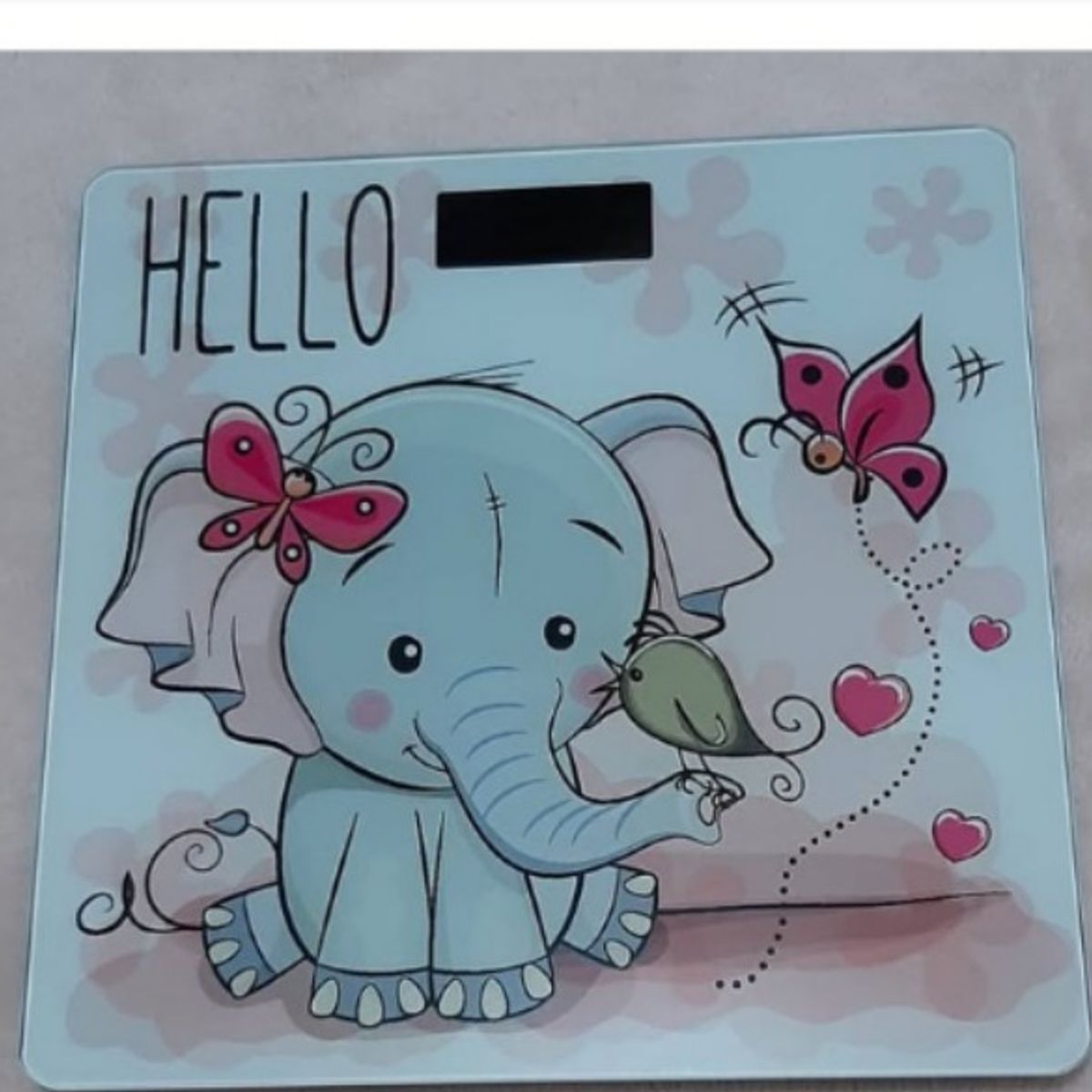 GENERICO - Balanza de baño digital kawaii de elefante