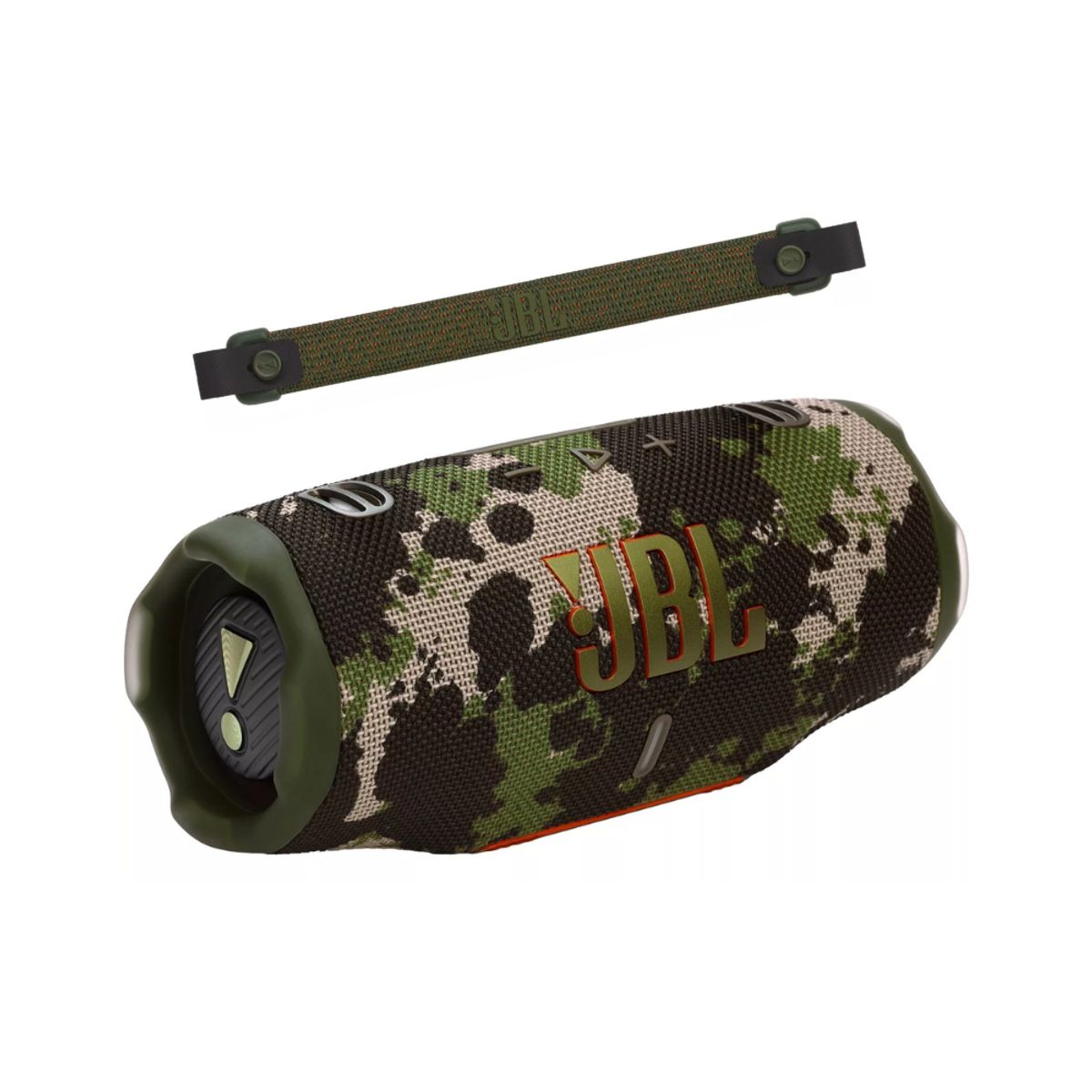 JBL - JBL Charge 6 Parlante Bluetooth con correa hasta 28 horas - Camuflado