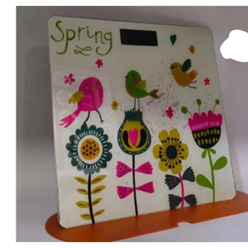 GENERICO - Balanza de baño digital kawaii de pajaritos