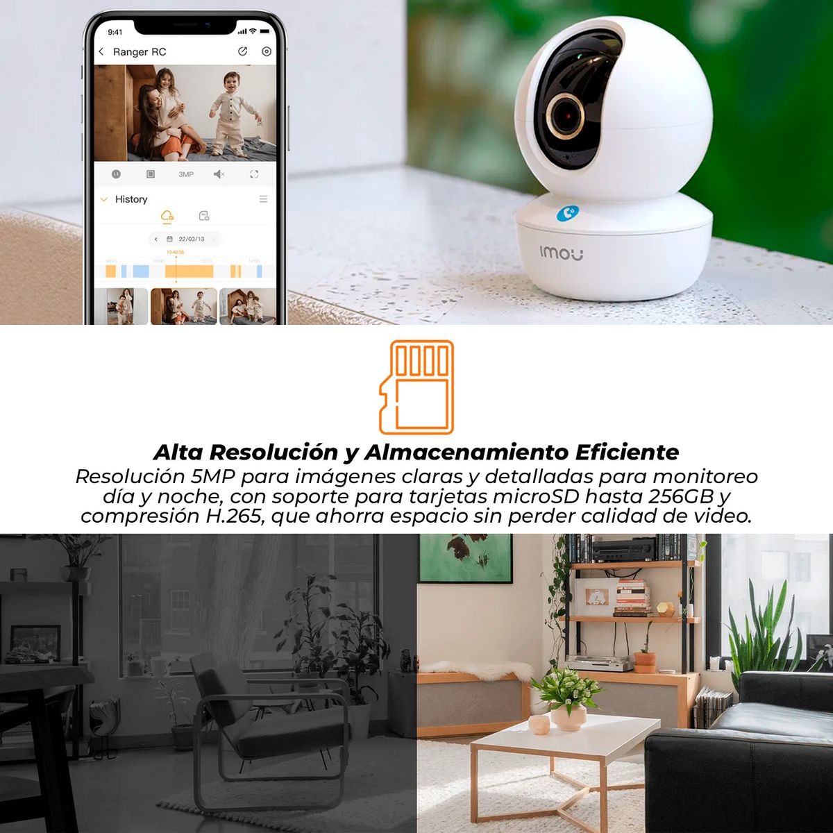 IMOU - Camara Imou Ranger RC 5MP con Detección Inteligente