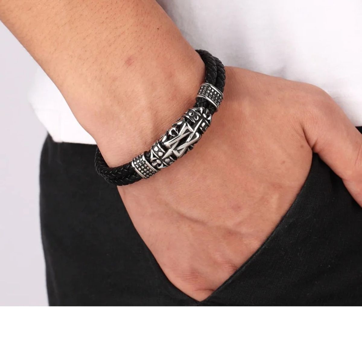 ARMUZ - Pulsera de cuero - TOTEM