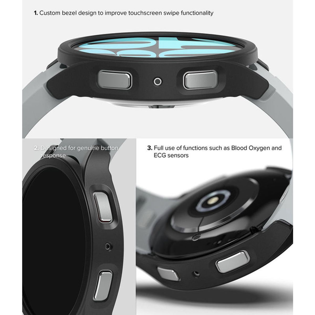 RINGKE - Case Ringke Slim Para Galaxy Watch FE  6 40MM 2 Pack