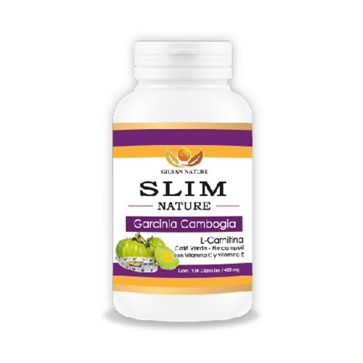 GENERICO - SLIM NATURE 100CAP  GARCINIA CAMBOGIA, CAFÉ VERDE, L-CARNITINA, VIT C