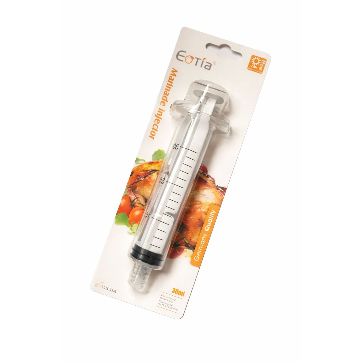 GENERICO - Inyector Jeringa de carne marinadas condimentos para pollo o pavo