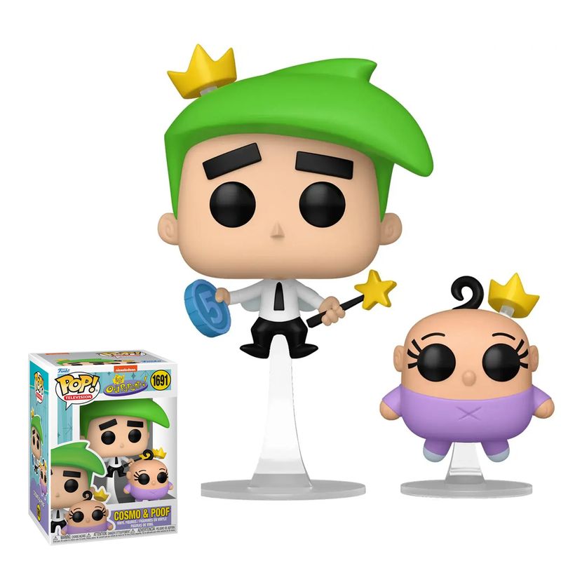 FUNKO - Funko Pop Los Padrinos Magicos - Cosmo y Puff 1691