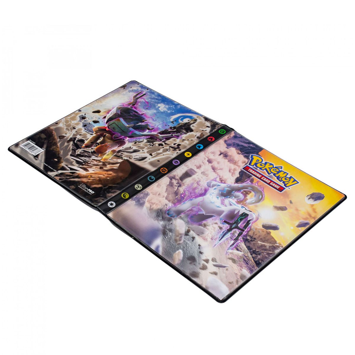 ULTRA PRO - PORTAFOLIO 4 BOLSILLOS PARA CARTAS POKEMON SCARLETVIOLET 2