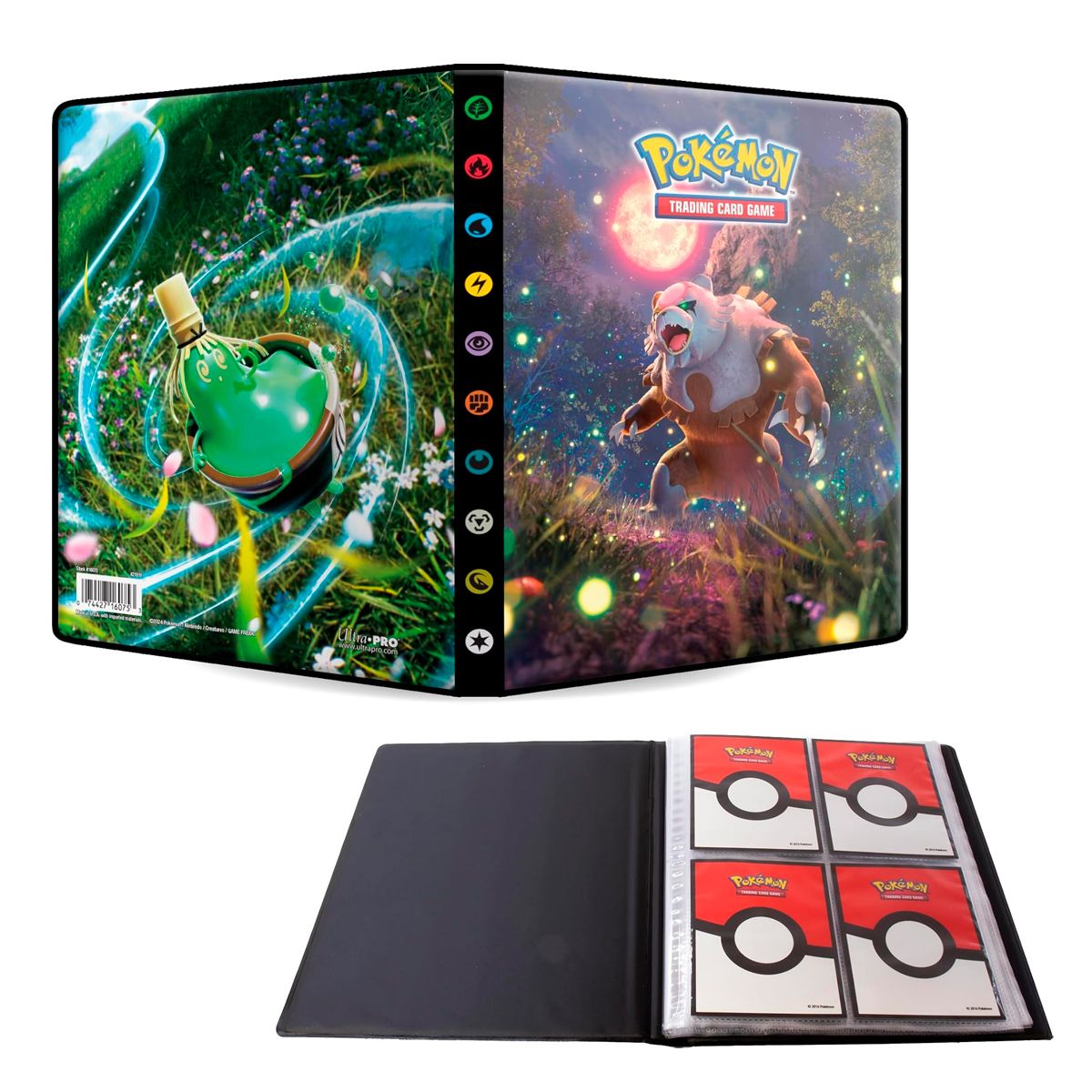 ULTRA PRO - PORTAFOLIO DE CARTAS POKEMON 4 BOLSILLOS SCARLET/VIOLET 6 ULTRA PRO