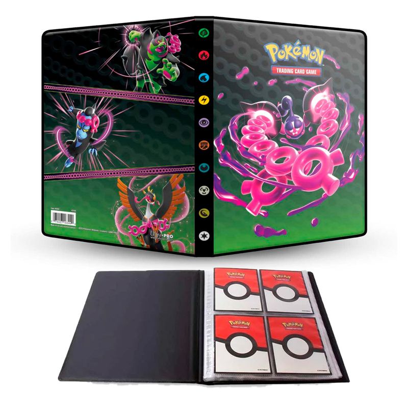 ULTRA PRO - PORTAFOLIO DE 4 BOLSILLOS SCARLETVIOLET - SHROUDED FABLE ULTRA PRO