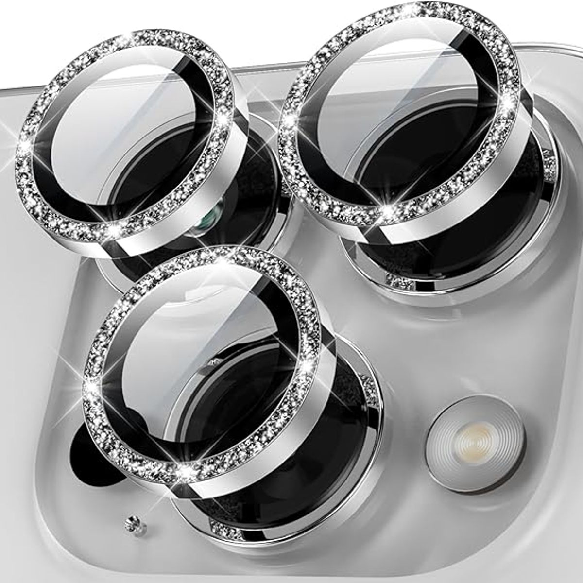 GENERICO - Protector De Cámara IPhone 15 Pro / 15 Pro Max Diamante