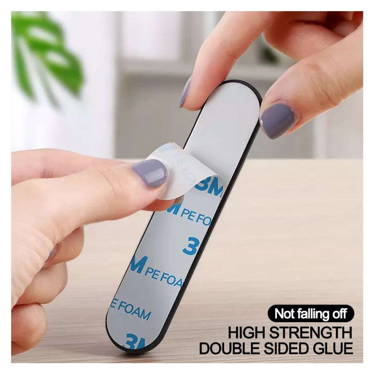 GENERICO - Organizador de cables adhesivo para escritorio computador