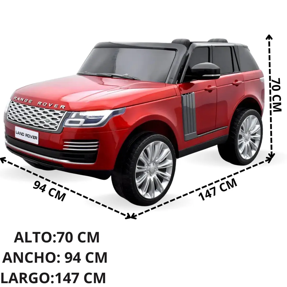 LAND ROVER - Carro a Batería Land Rover HSE 4x4 de 4 Motores 12V.