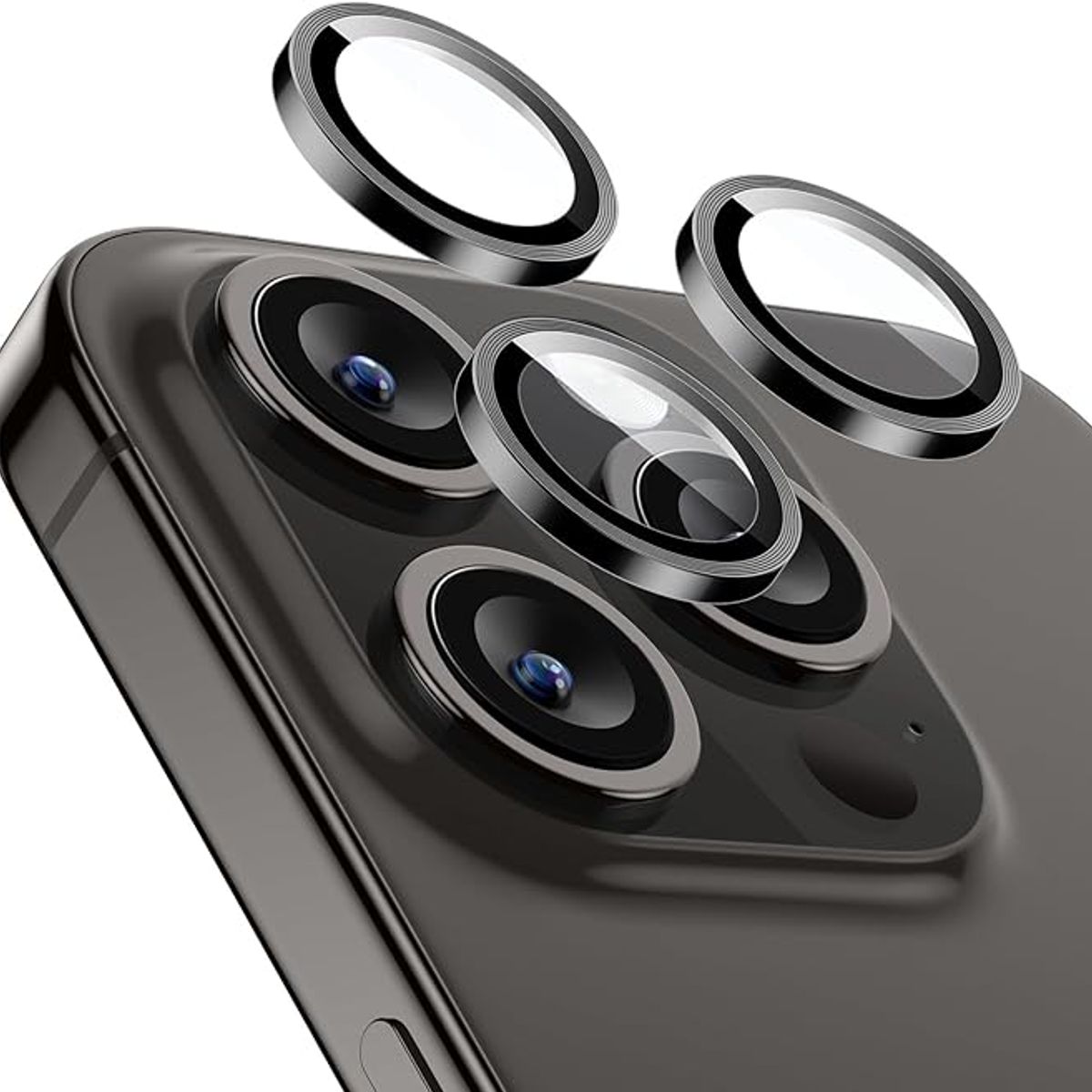 GENERICO - Protector De Cámara IPhone 14 Pro / Iphone 14 Pro Max Negro