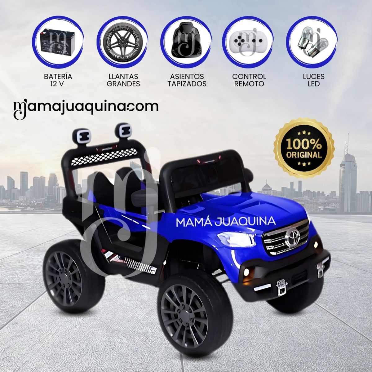 TOYOTA - Carro a Bateria para Niños «TERRACOTA PRO» Blue