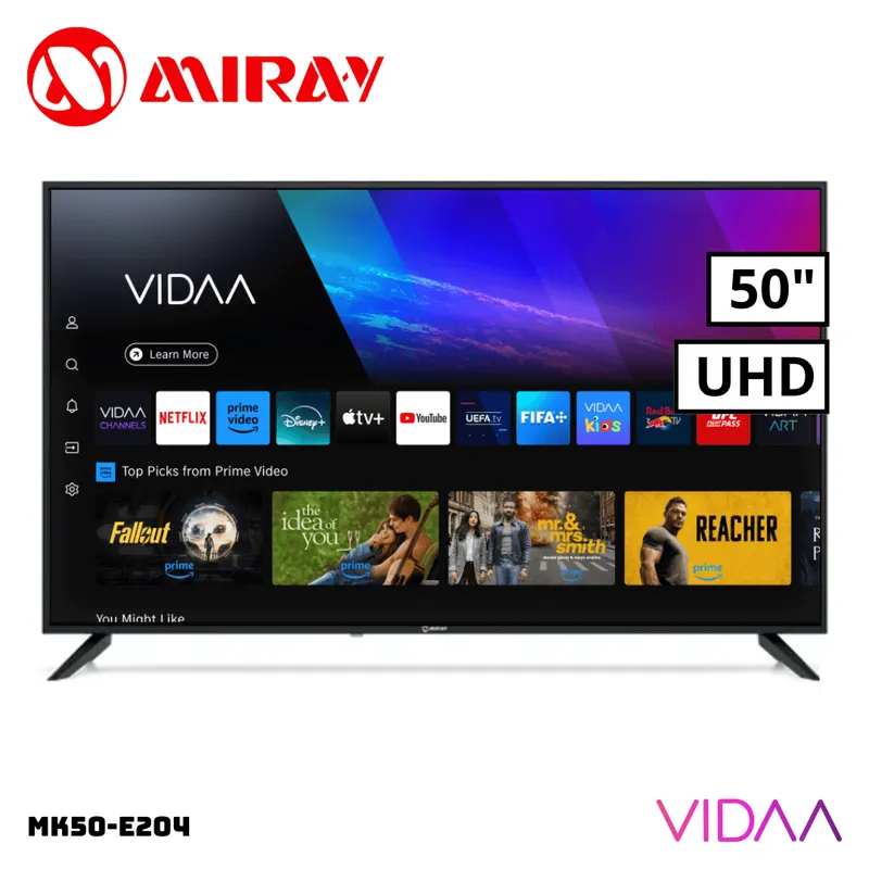 MIRAY - TELEVISOR MIRAY 50 SMART TV VIDAA 4K UHD LED - MK50-E204