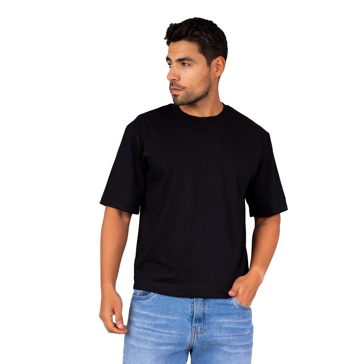 NEW YORK STARS - HPolos Boxy Fitt  Negro