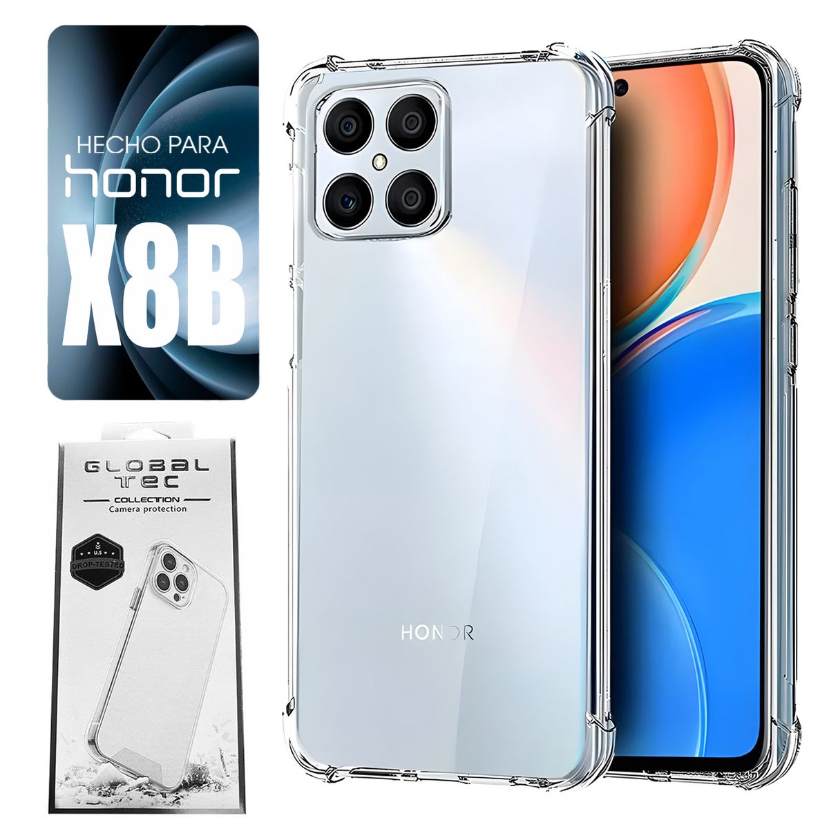 ASIA IMPORT - Space Case Para Honor X8B Transparente