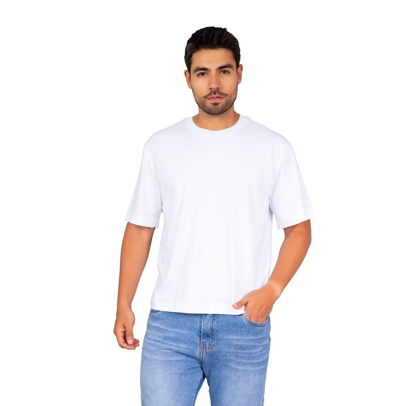 NEW YORK STARS - HPolos  Boxy Fitt  Blanco