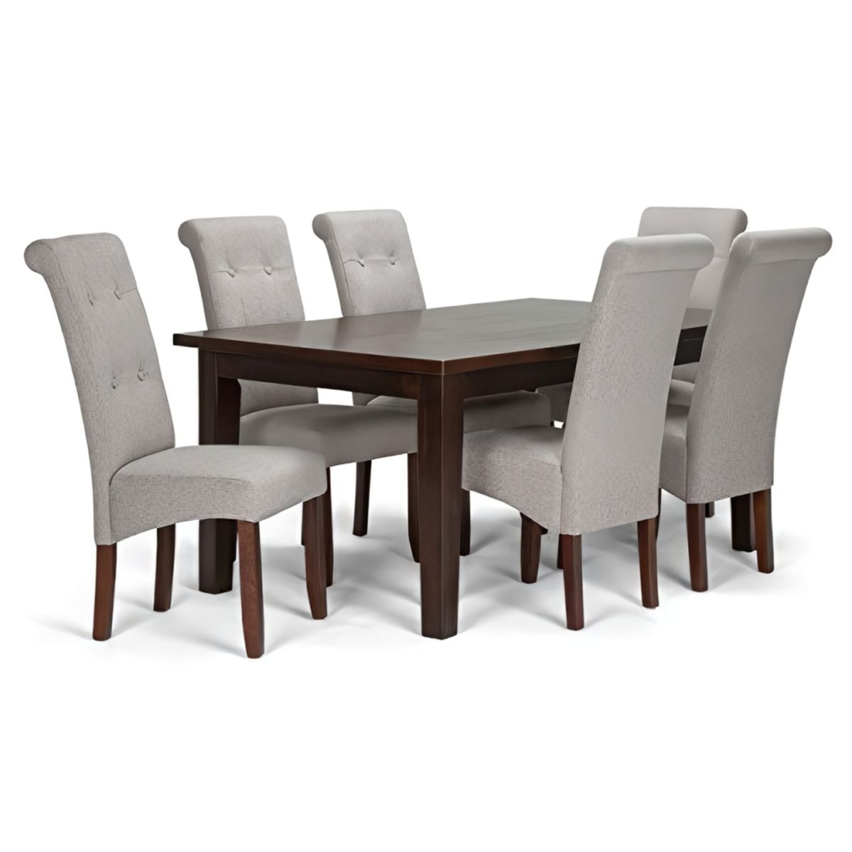 STIL NOVO - JUEGO DE COMEDOR 6 SILLAS DIANA GRIS