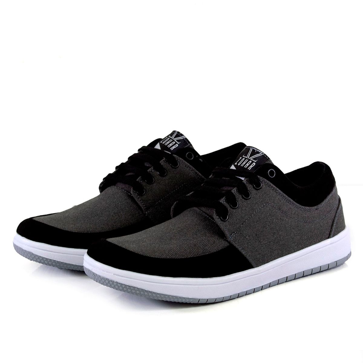 ZOHAR - ZAPATILLA PARA HOMBRE -  ALVARO  - PLOMO / NEGRO