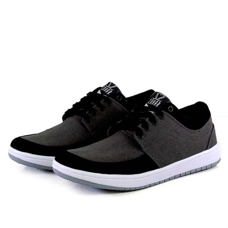 ZOHAR - ZAPATILLA PARA HOMBRE -  ALVARO  - PLOMO / NEGRO