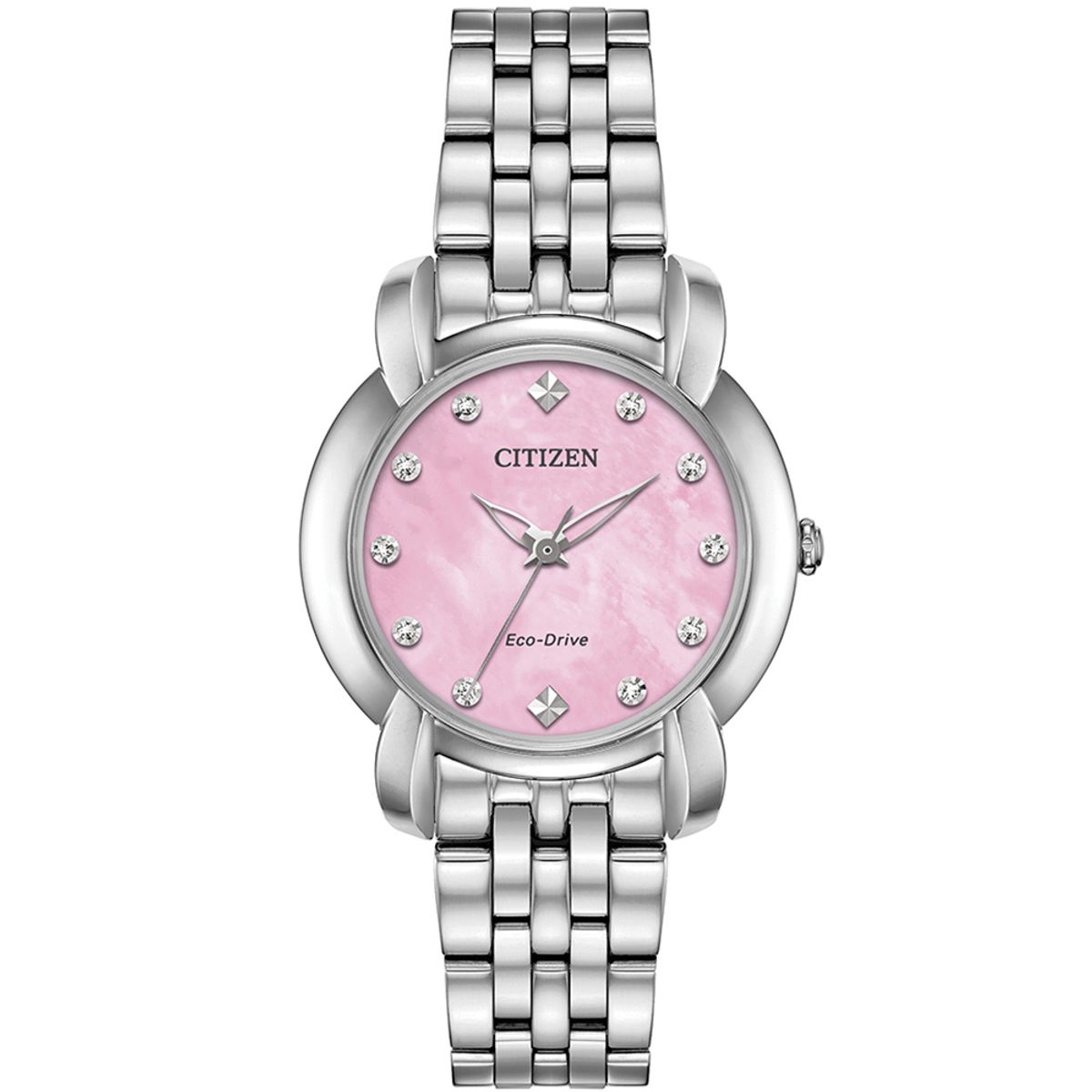 CITIZEN - Citizen Reloj Jolie Diamond Eco-Drive Acero Inox EM0710-54Y