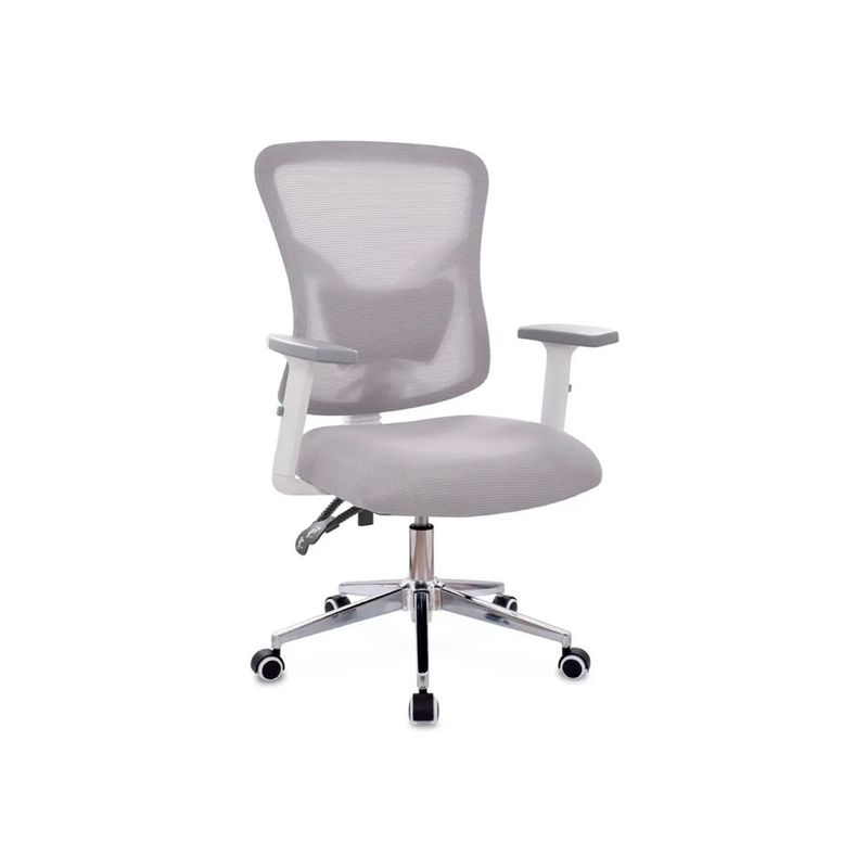 OFIDEAS - Silla De Oficina Ergonómica Fone Ultra Gerente Reclinable Gris Ofideas