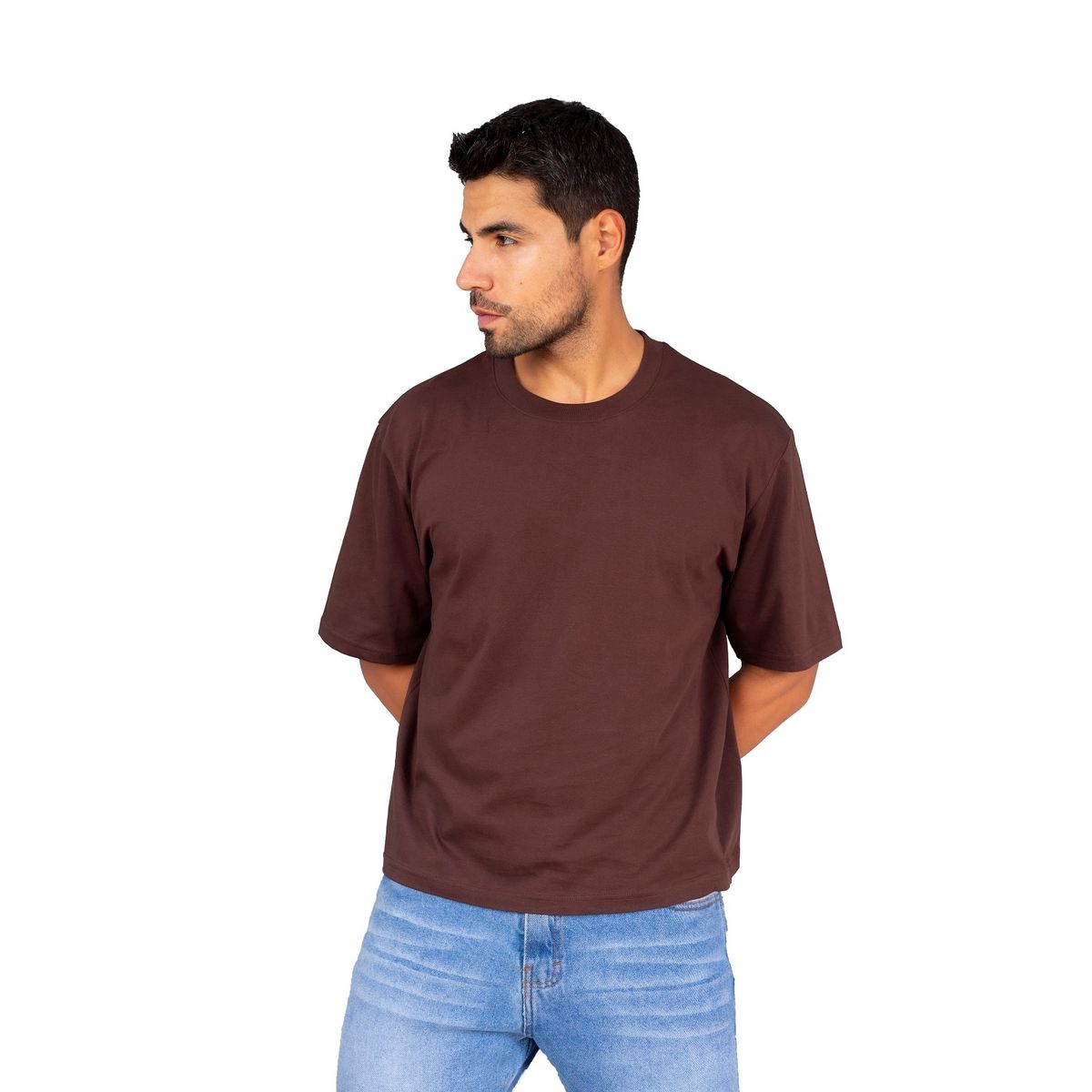 NEW YORK STARS - HPolosBoxy Fitt  Marron